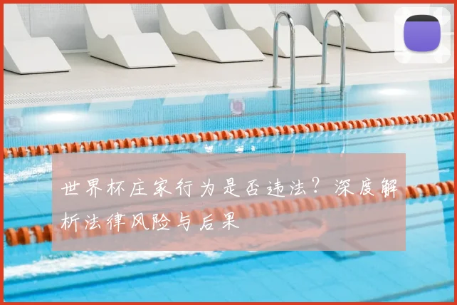 世界杯庄家行为是否违法?深度解析法律风险与后果